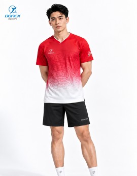 Áo thể thao nam MC-9174-01-07 Trắng phối đỏ